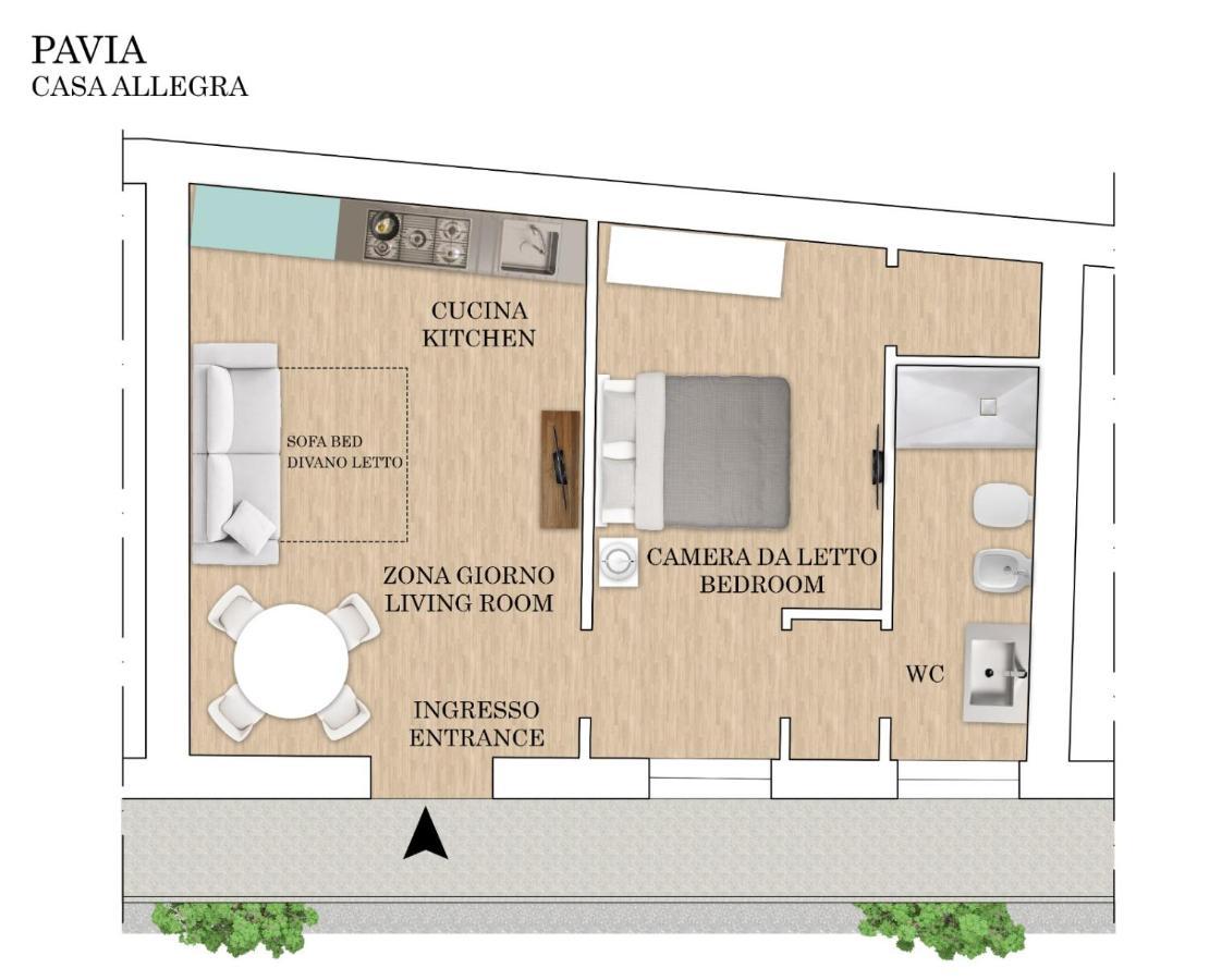 La Corte 48 - Pavia City - By Host4U Eksteriør billede